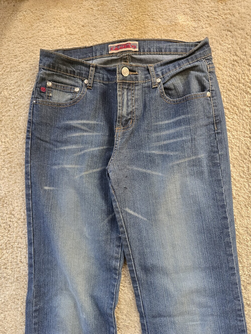 VINTAGE CAVARICCI WHISKERED JEANS
